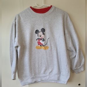 Women's Disney Mickey Mouse Vintage sweatshirt, sz Petite Medium